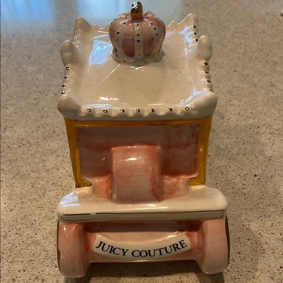 Pink and Gold Carriage Coin Bank ON HOLD - Picture 3 of 5